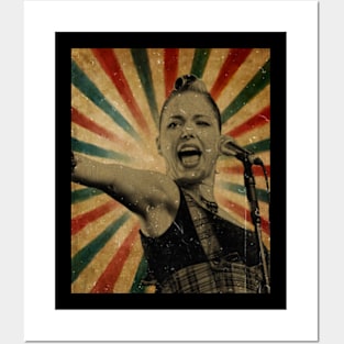 Photo Vintage Retro Look Fan Design - Imelda May Posters and Art